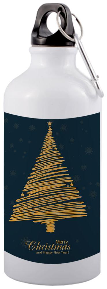 

COLORYARD Aluminium White Water Bottle ( 600 ml Set of 1 )