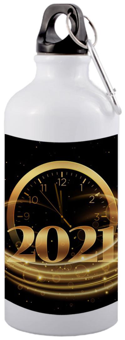 

COLORYARD Aluminium White Water Bottle ( 600 ml Set of 1 )