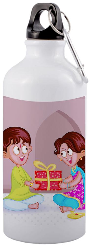 COLORYARD Aluminium Multi Water Bottle ( 600 ml Set of 1 )