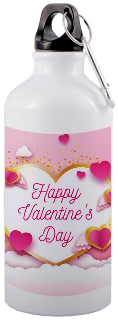 

COLORYARD Aluminium White Water Bottle ( 600 ml Set of 1 )