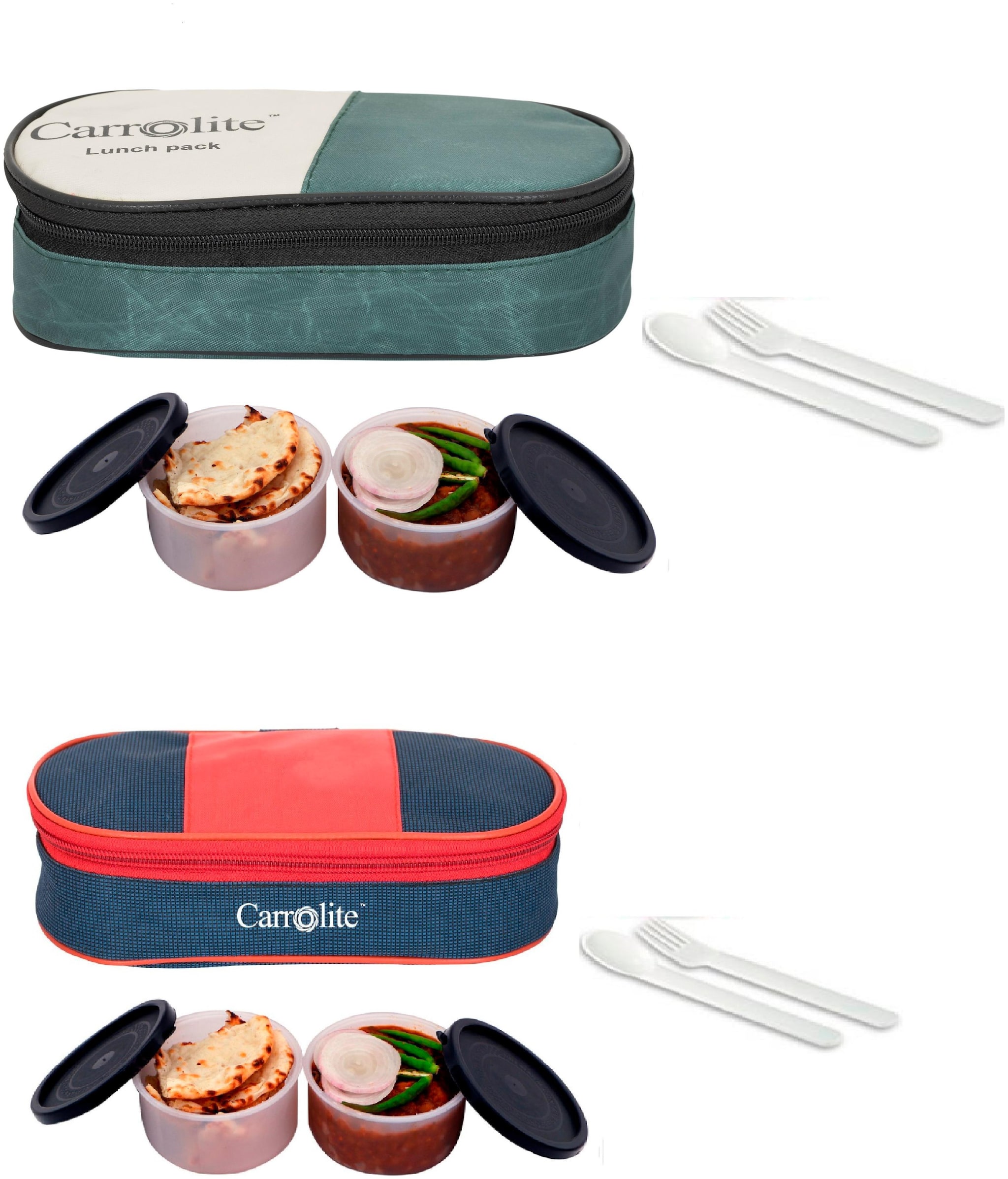 

Carrolite Assorted Lunch box ( Set of 1 800 ml )
