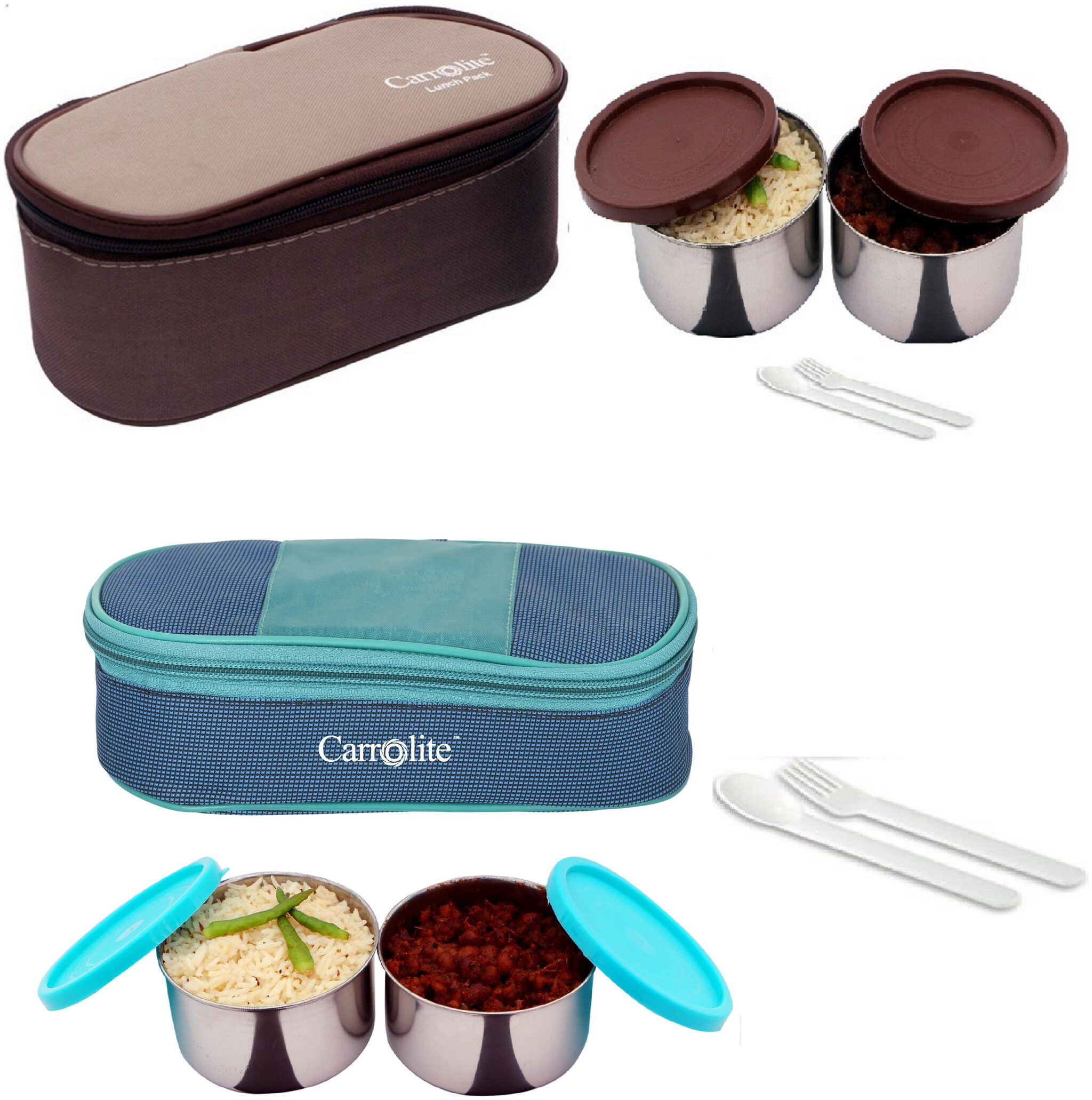 

Carrolite Multi Lunch box ( Set of 2 800 ml )