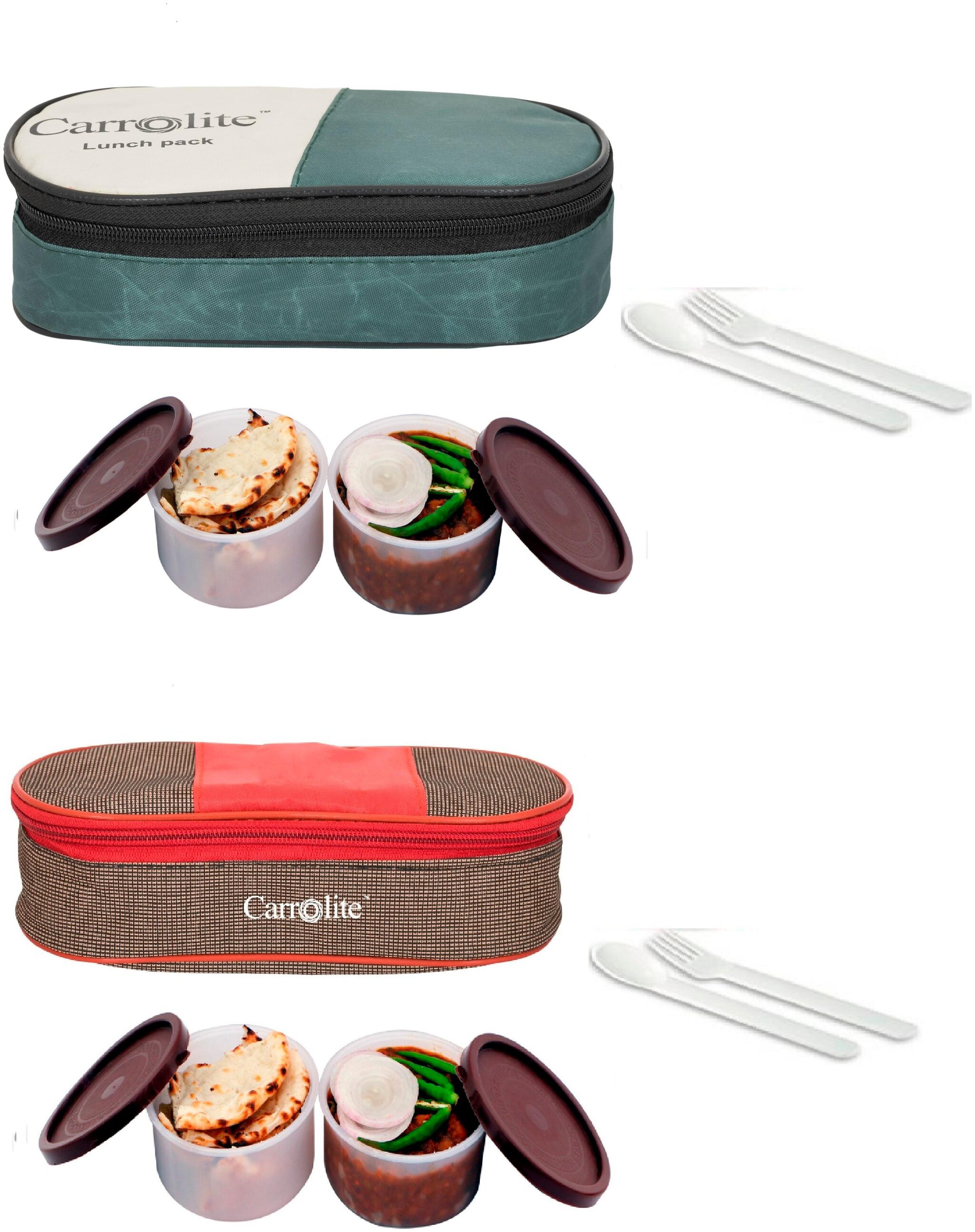 

Carrolite Assorted Lunch box ( Set of 1 800 ml )