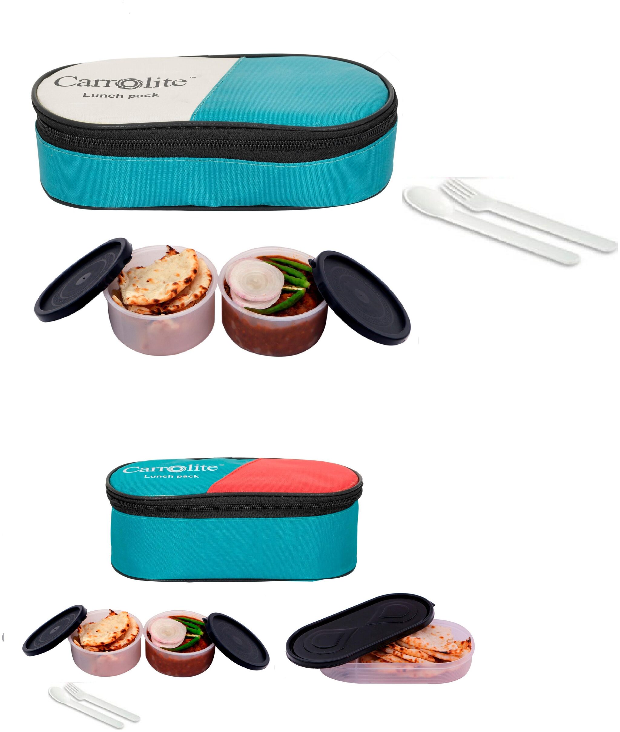 

Carrolite Assorted Lunch box ( Set of 1 1050 ml )