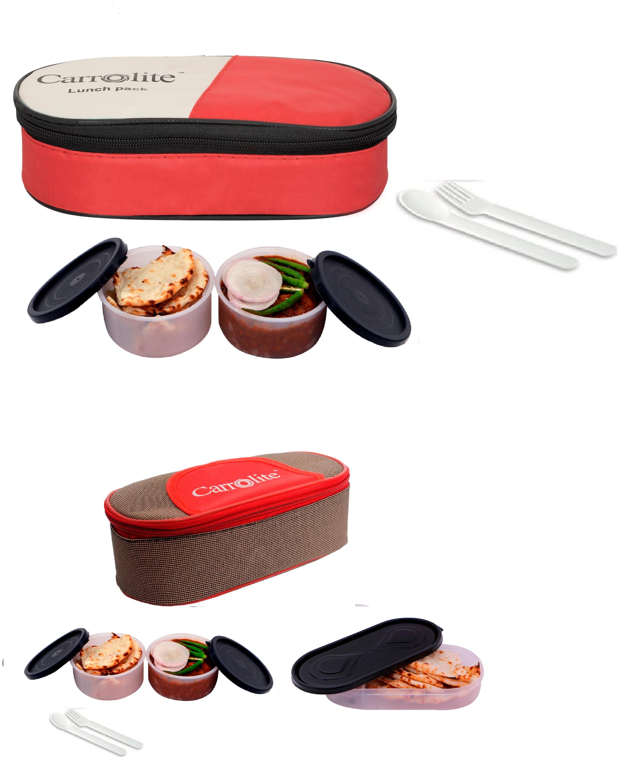 

Carrolite Assorted Lunch box ( Set of 1 1050 ml )