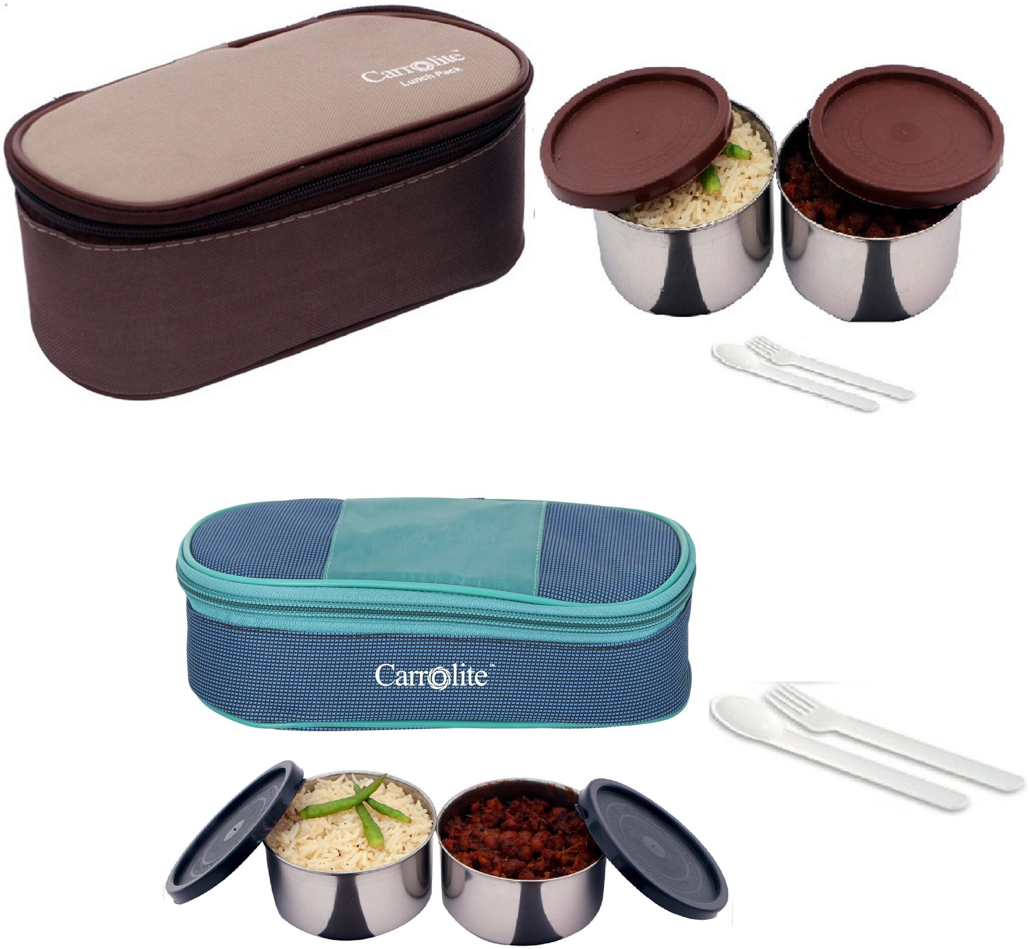 

Carrolite Multi Lunch box ( Set of 2 800 ml )