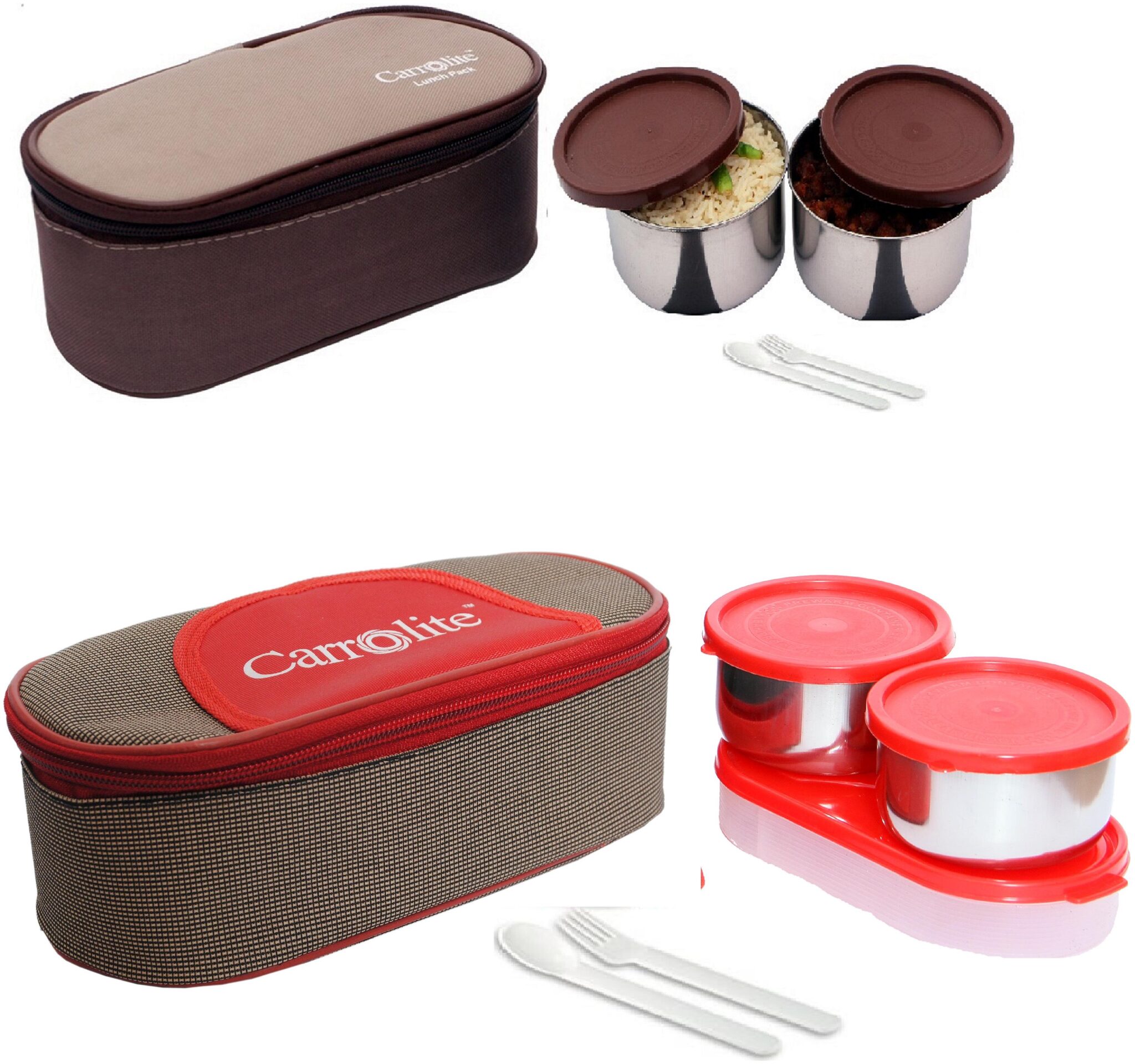 

Carrolite Multi Lunch box ( Set of 2 1050 ml )