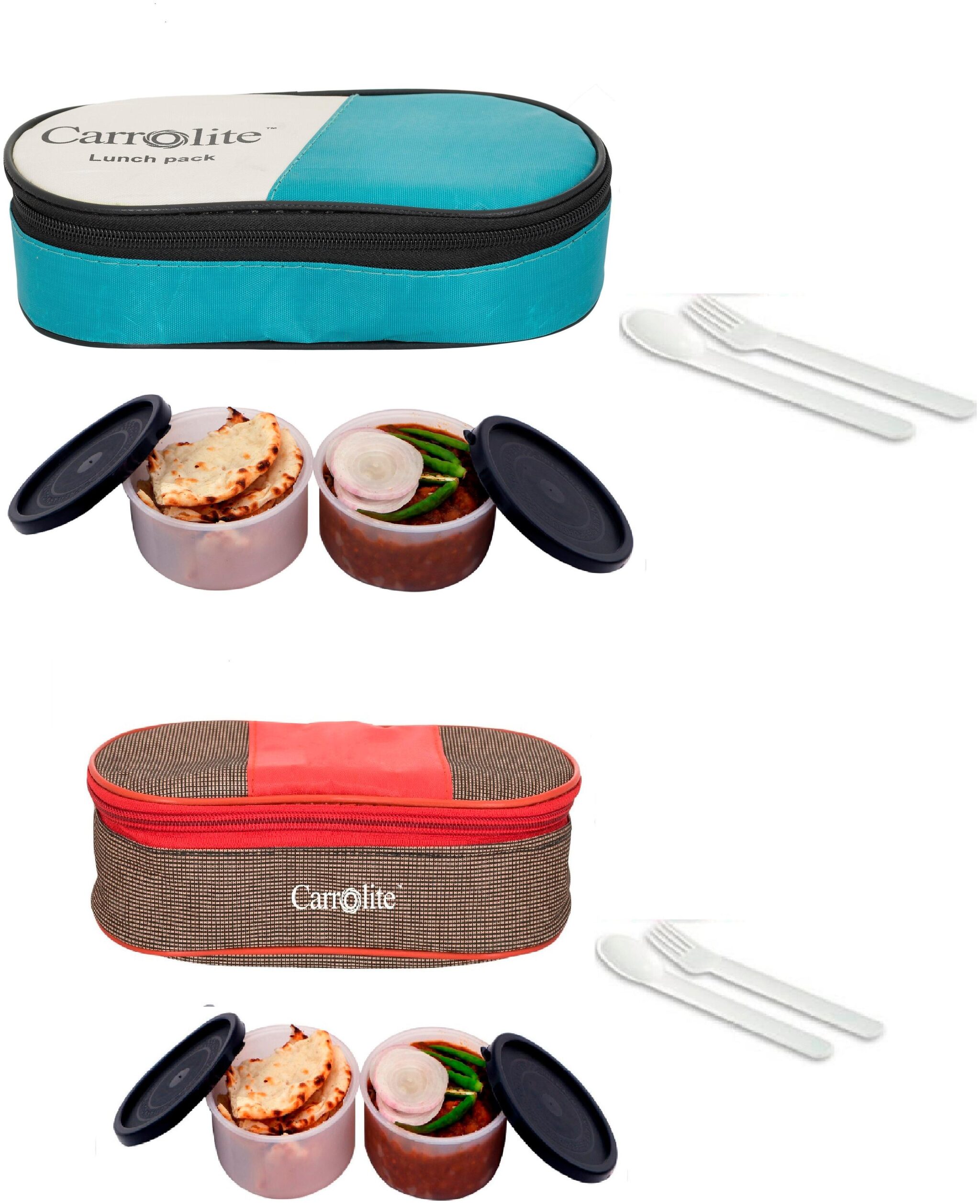 

Carrolite Assorted Lunch box ( Set of 1 800 ml )