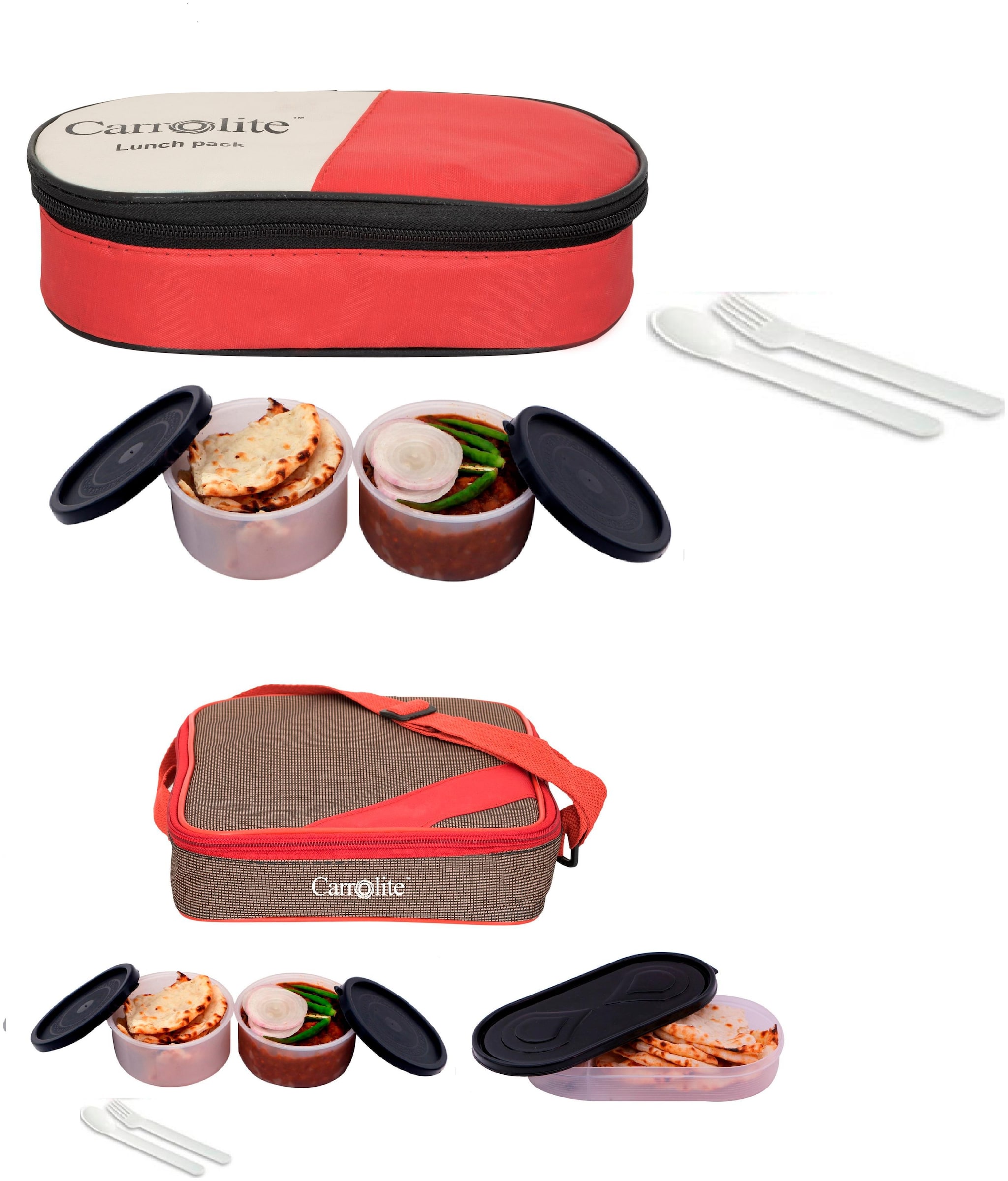 

Carrolite Assorted Lunch box ( Set of 1 1050 ml )