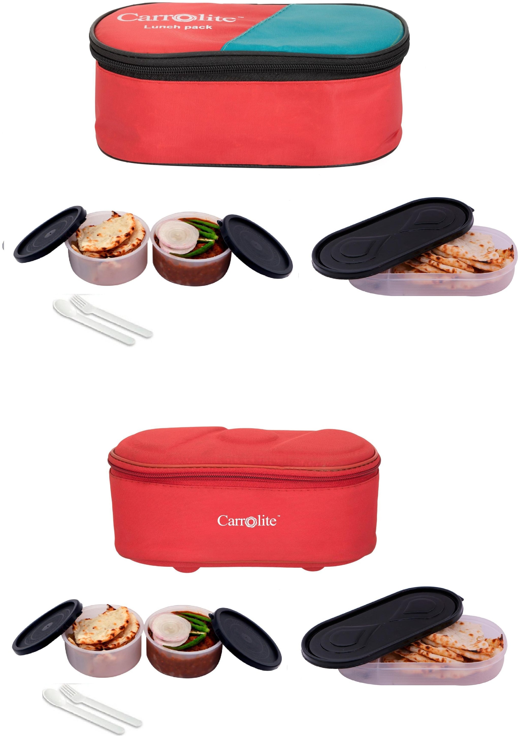 

Carrolite Assorted Lunch box ( Set of 1 1300 ml )