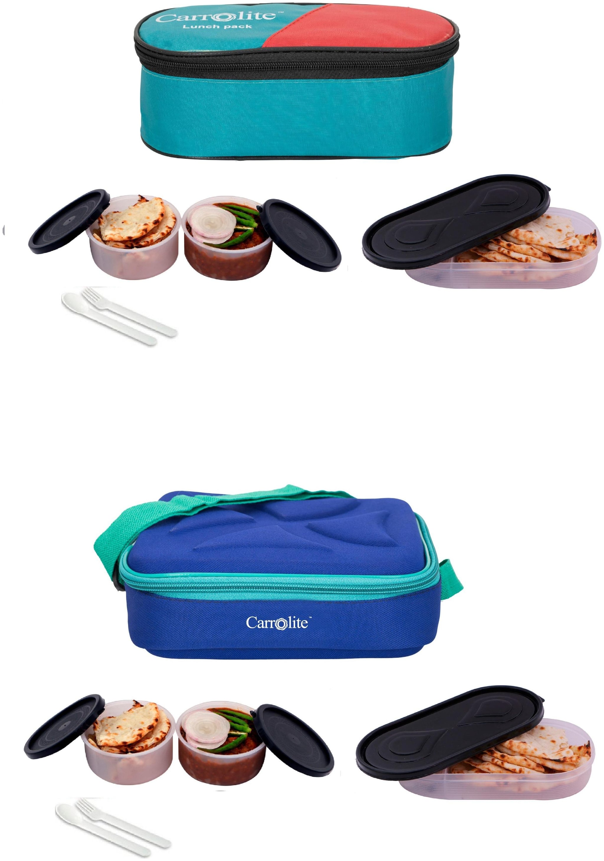 

Carrolite Assorted Lunch box ( Set of 1 1300 ml )