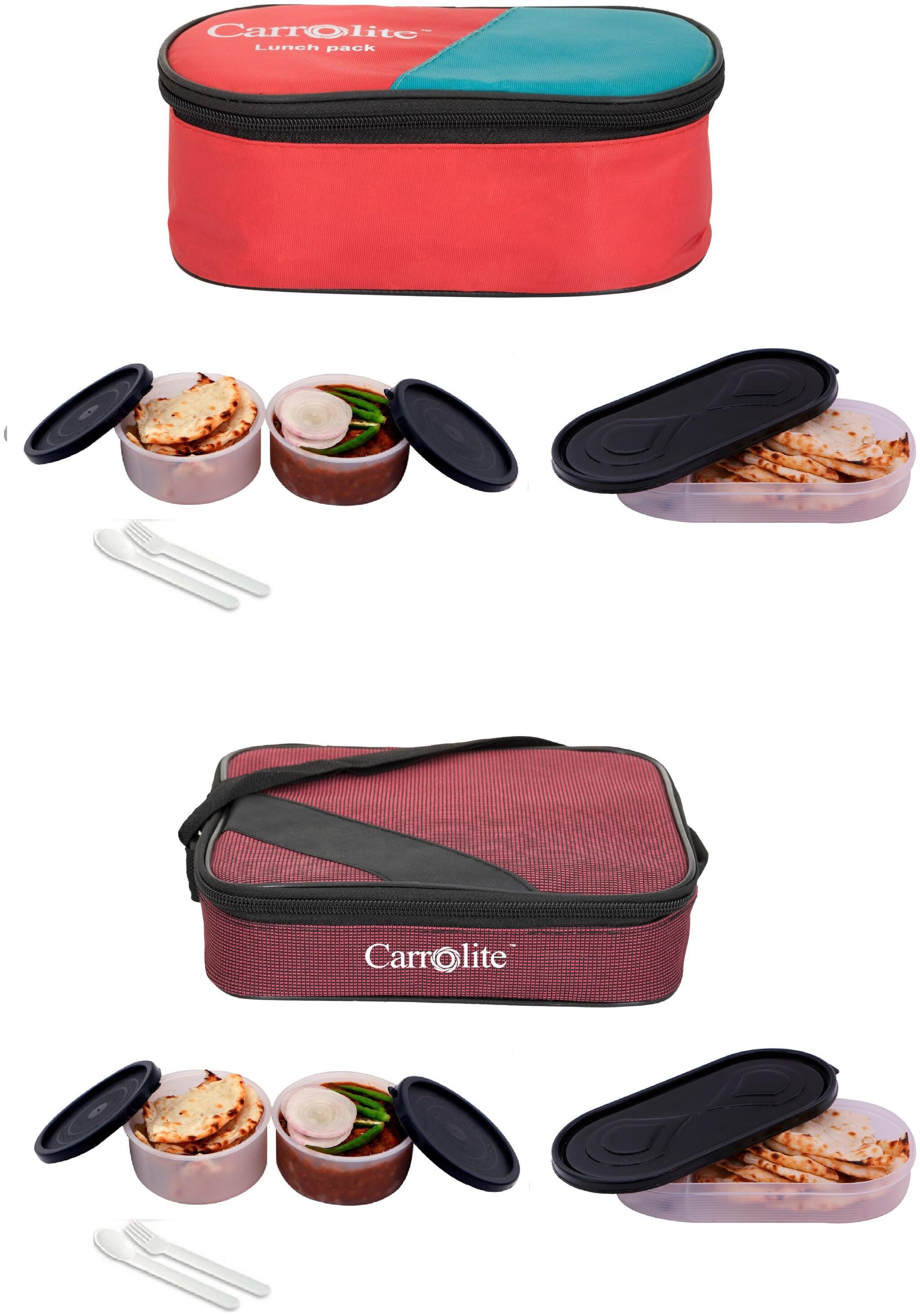 

Carrolite Assorted Lunch box ( Set of 1 1300 ml )