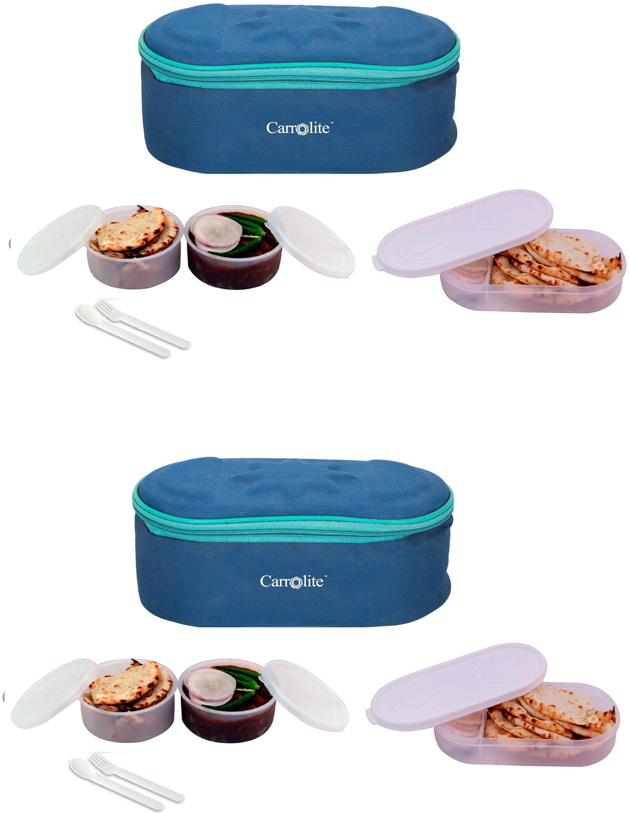 

Carrolite Assorted Lunch box ( Set of 1 1500 ml )