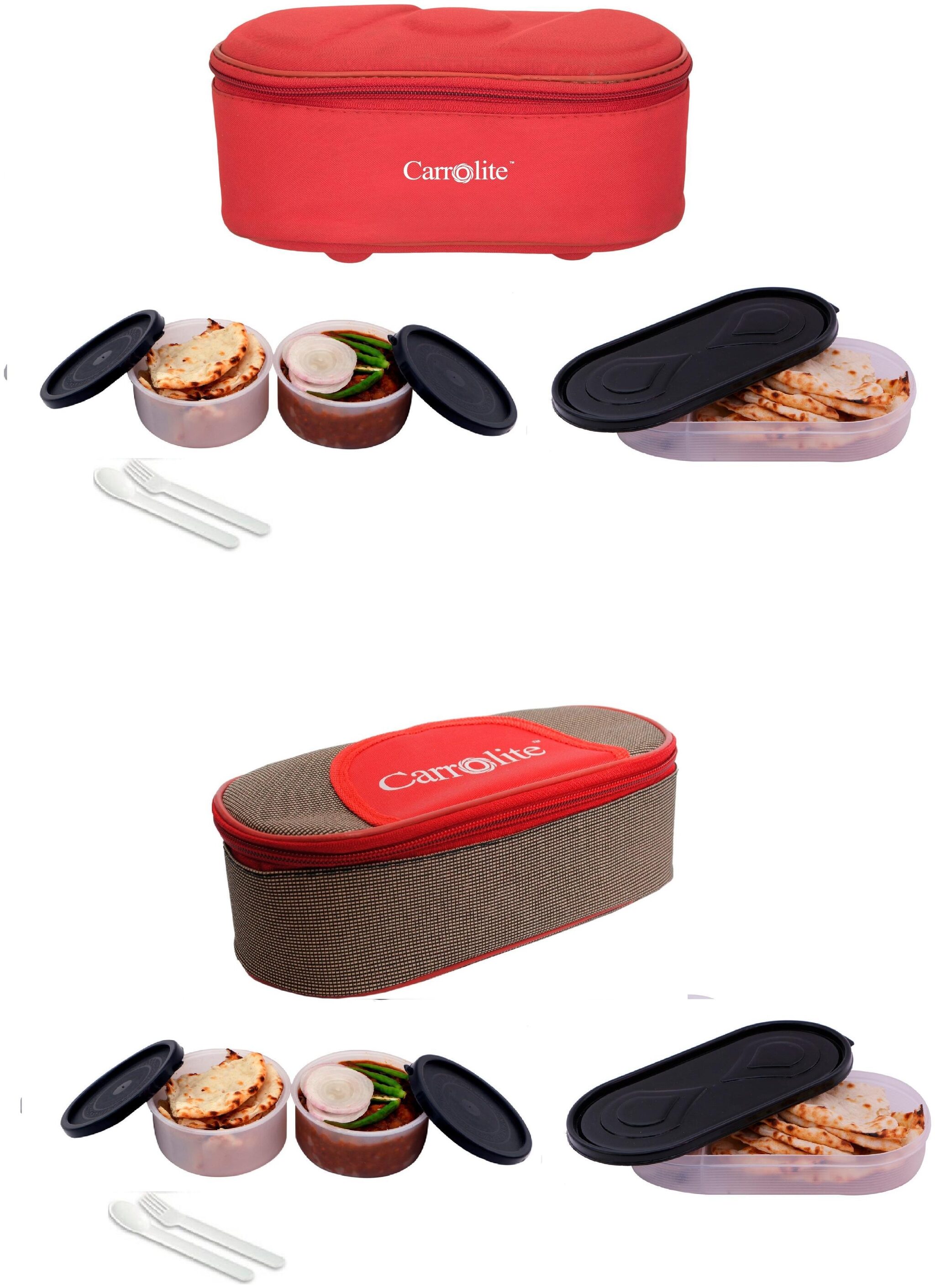 

Carrolite Assorted Lunch box ( Set of 1 1300 ml )
