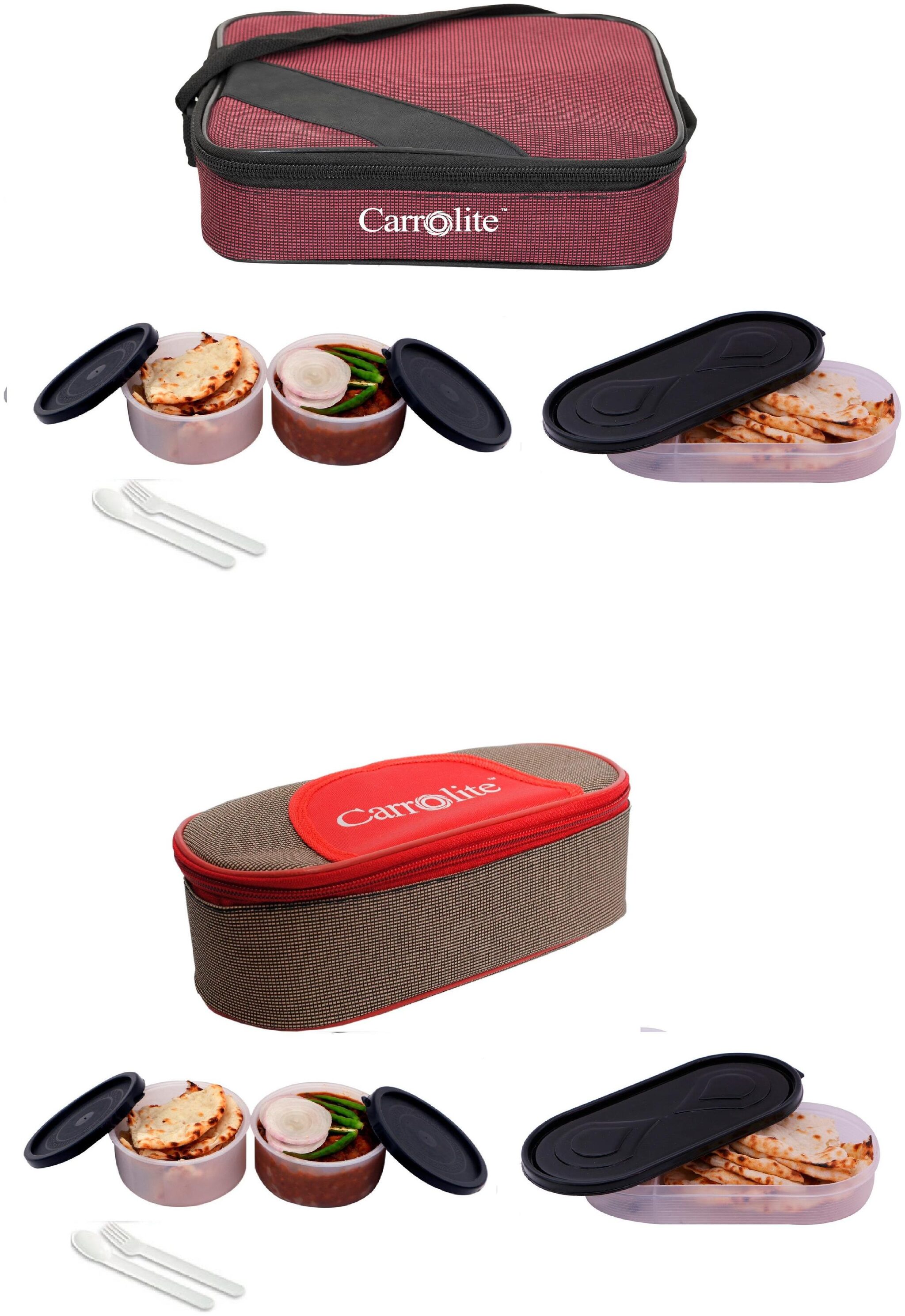 

Carrolite Assorted Lunch box ( Set of 1 1300 ml )