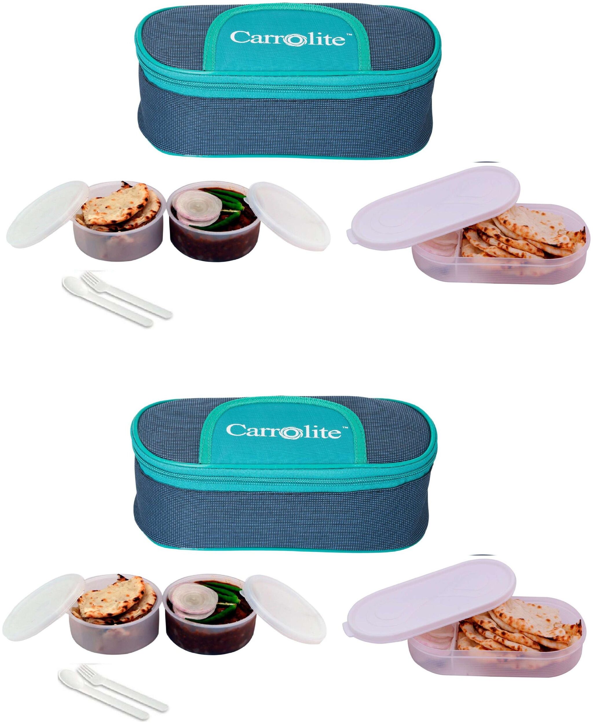 

Carrolite Assorted Lunch box ( Set of 1 1500 ml )