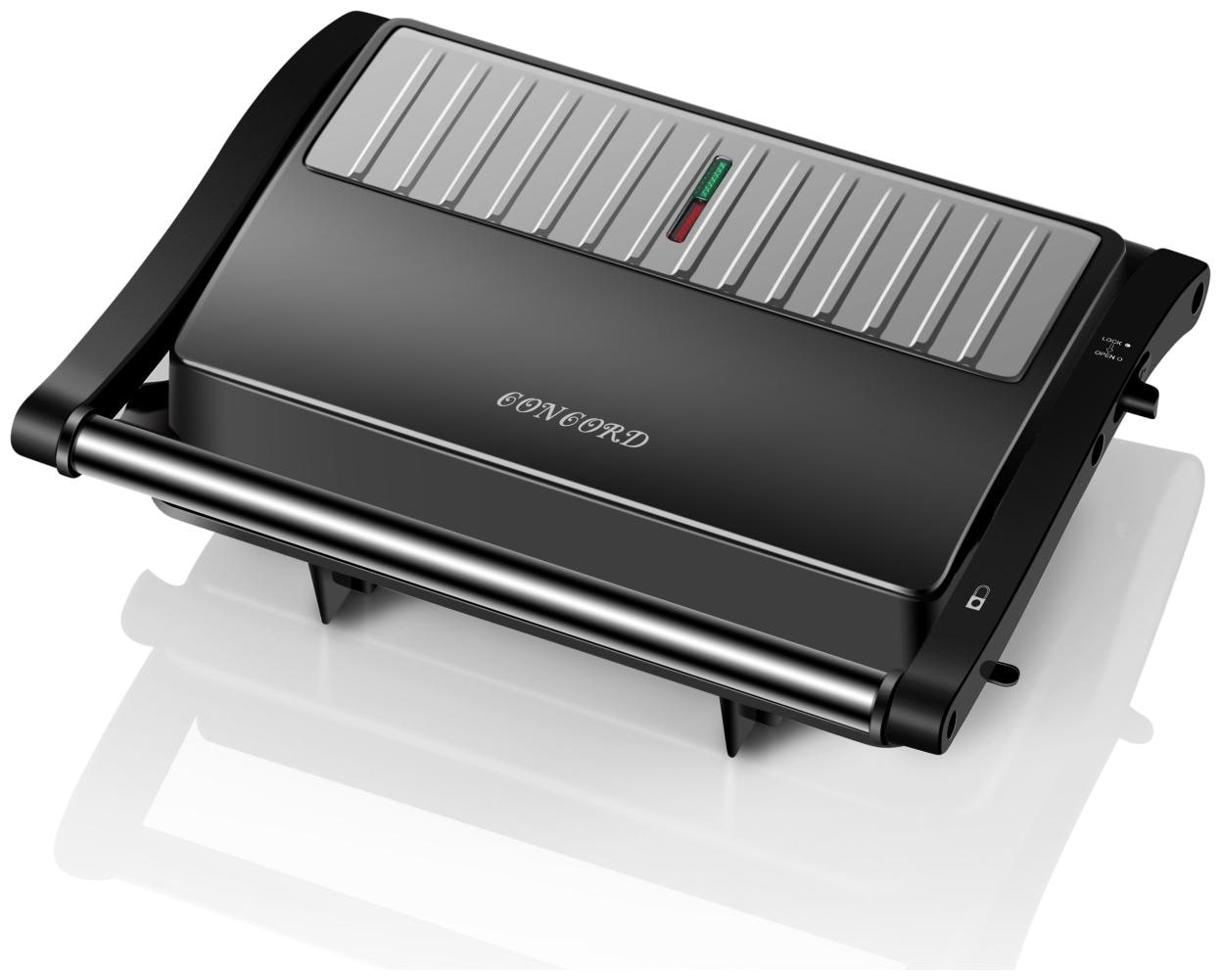

Concord SL-106 2 Slices Sandwich Maker - Silver Black Pack of 1