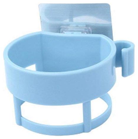 

CONNECTWIDE Hair Dryer Holder-Wall Hanging Hair Dryer Hook Holder Rack Wall Mounted Bathroom Blowdryer (1 pc) (Blue)