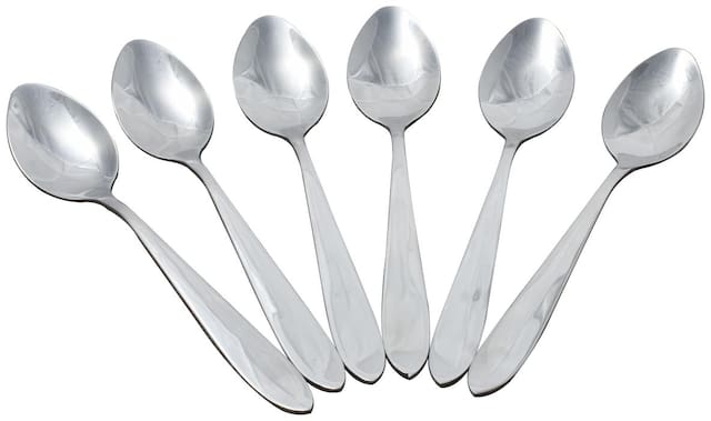 Cook-EZ Optima Desert Spoon 6U Set100% Virgin Food Grade Stainless Steel