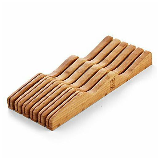 

Cook N Home In-Drawer Bamboo Knife Storage Block 11 Slots
