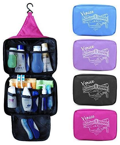 Coolkart Venice Cosmetic Pouch, Nylon Waterproof,Cosmetic Makeup Bag Multicolor
