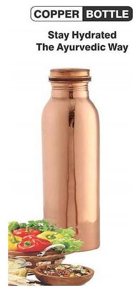 

Copper Copper Brown Water Bottle ( 1000 ml Set of 1 )