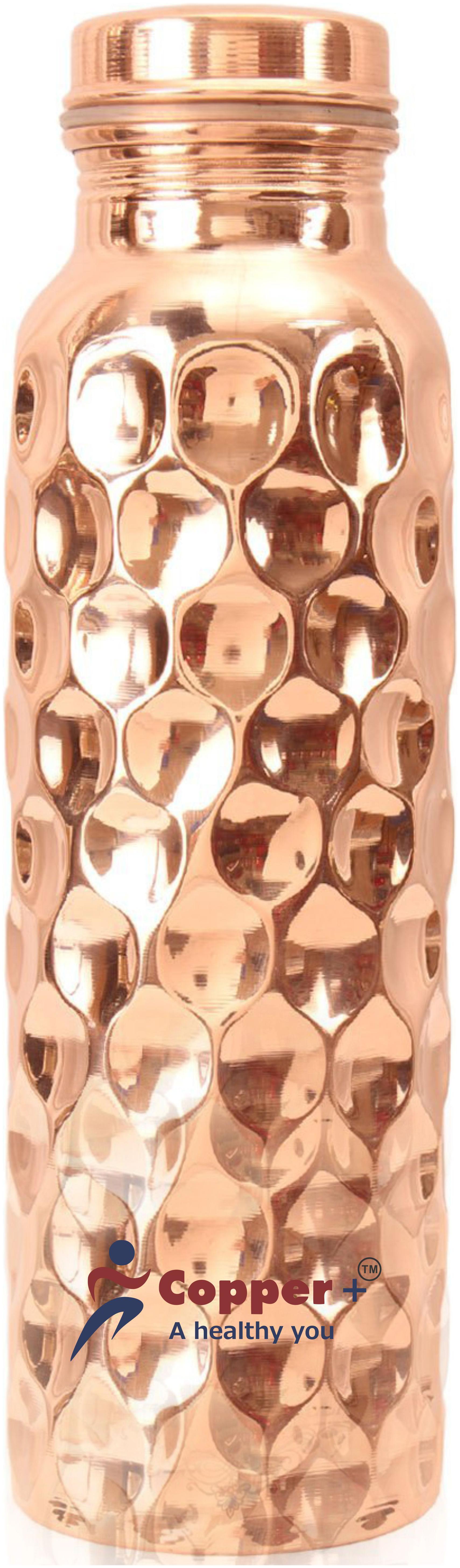 

Copper Plus Copper Copper Water Bottle ( 1000 ml Set of 1 )