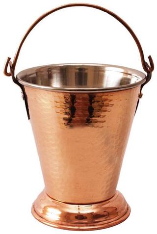 COPPER & STEEL Serving Bucket Premium Quality for ROYAL LOOK SIZE NO. 2