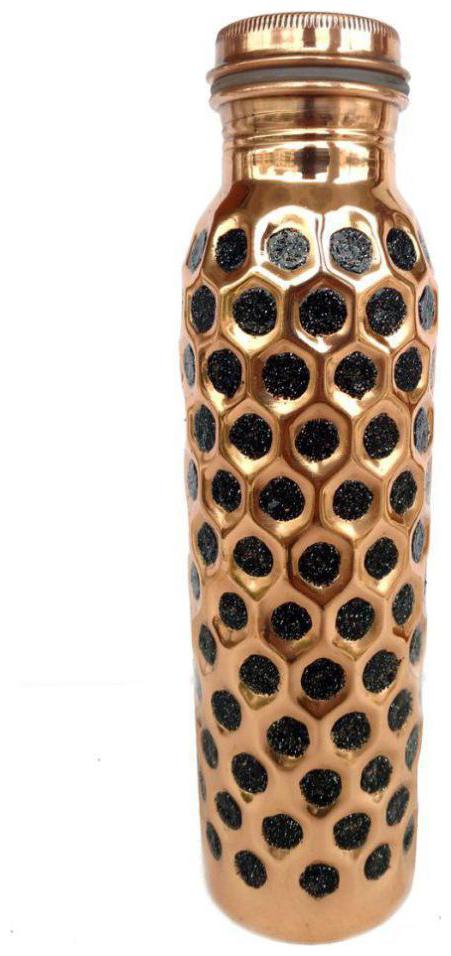 

Rastogi Handicrafts Copper Brown Water Bottle ( 900 ml Set of 1 )