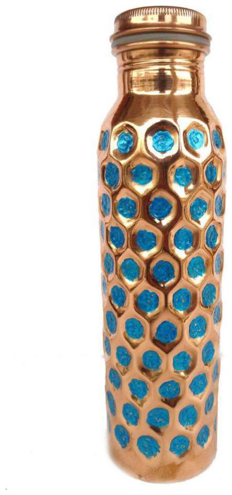 

Rastogi Handicrafts Copper Brown Water Bottle ( 900 ml Set of 1 )