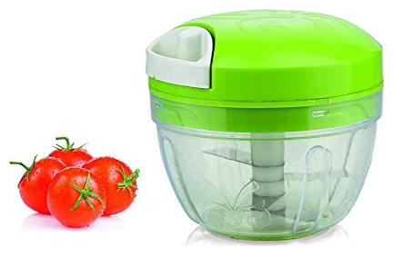 

Cord Technology Vegetable Fruit Cutter Chopper With Stainless Steel Blade (1Pc) Multicolor