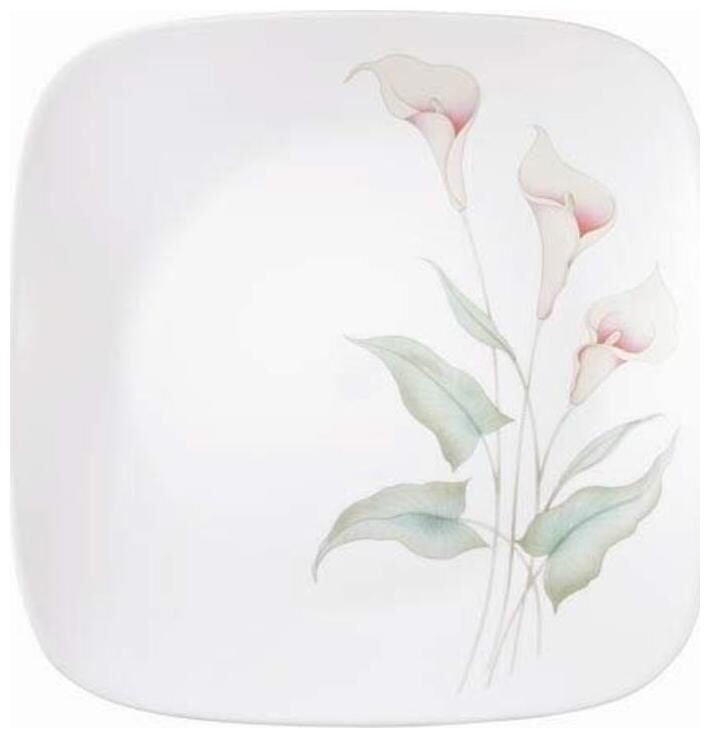 

Corelle Asia Square Round Lilyville - Dinner Plate 6 pcs Set