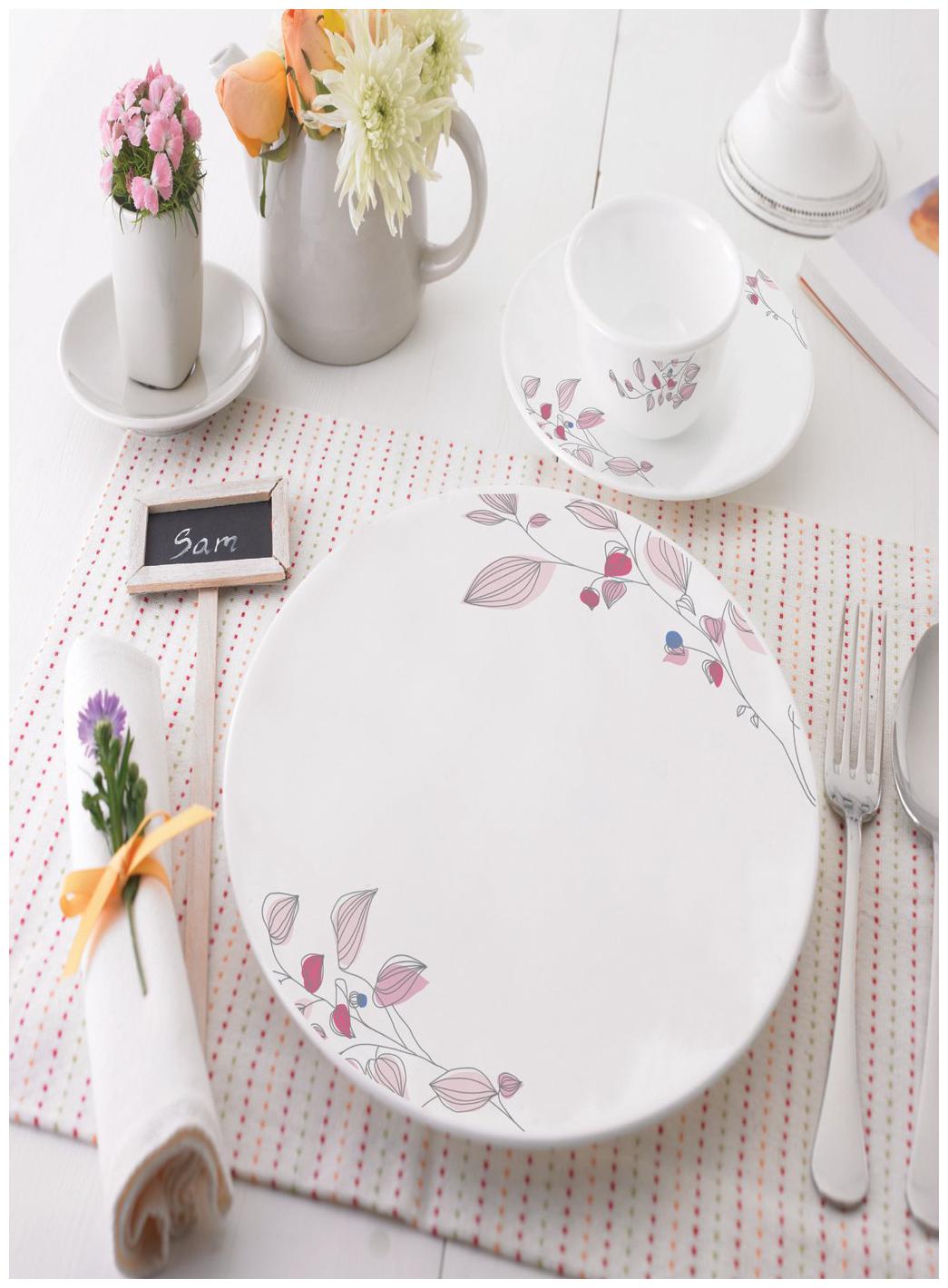 

Corelle Asia Collection Pink Breeze - Small Plate 6 pcs Set