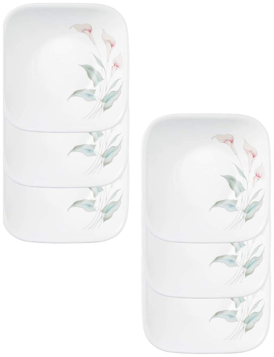

Corelle Asia Square Round Lilyville - Medium Plate 6 pcs Set