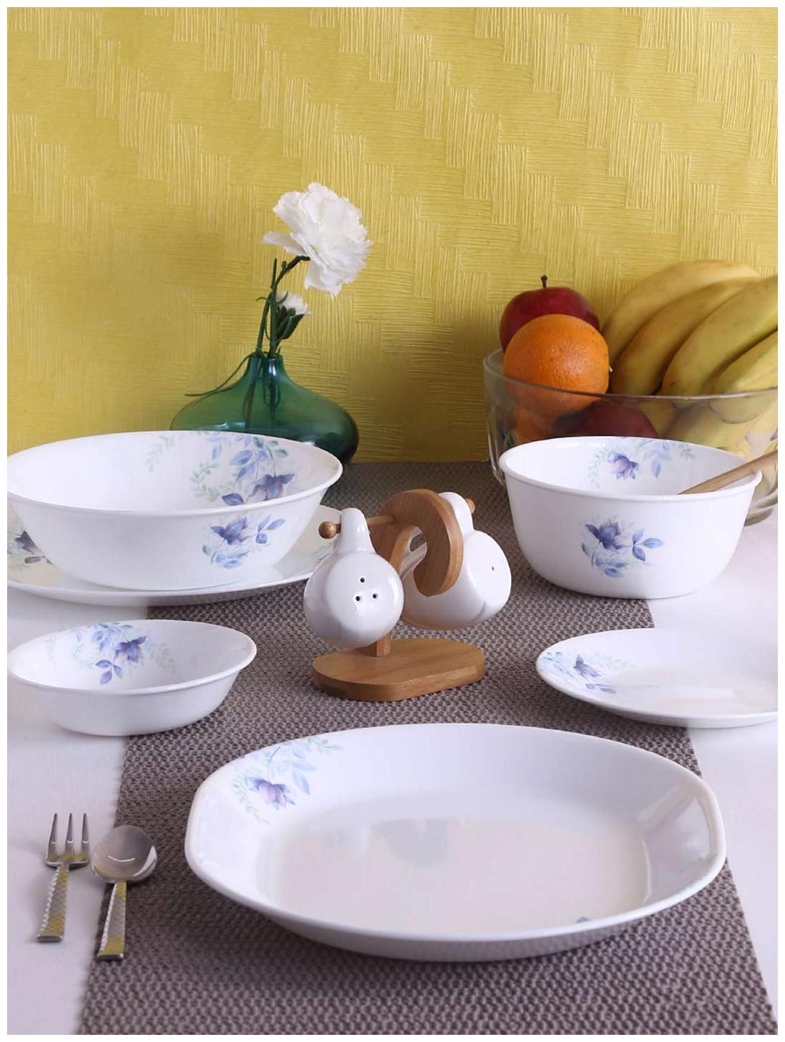 

Corelle Asia Collection 21 pcs Set - Blue Floral