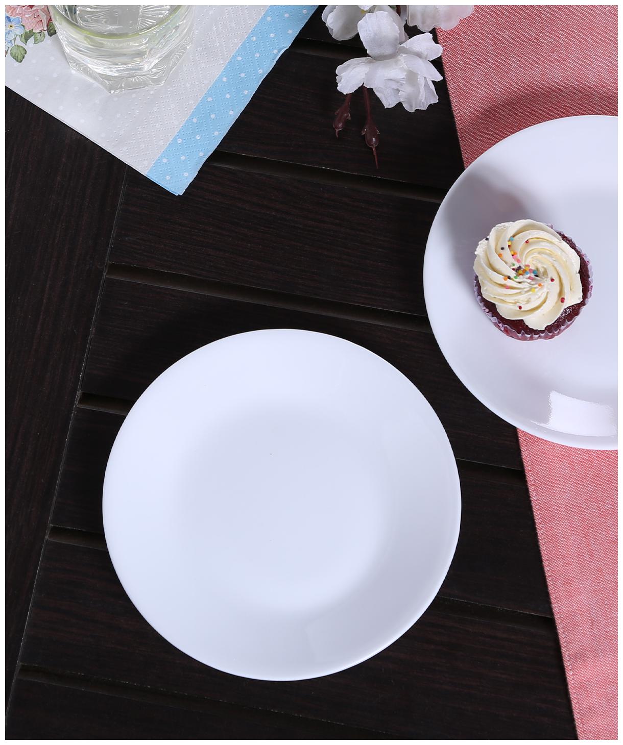 

Corelle Livingware Winter Frost White 6 pcs Small Plates