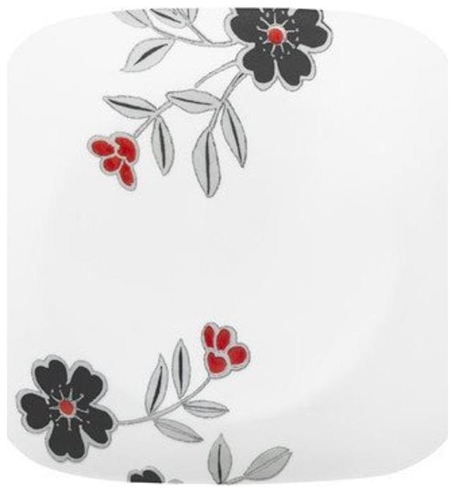 

Corelle Mandarin Flower Sq Dinner Plate Pack of 6