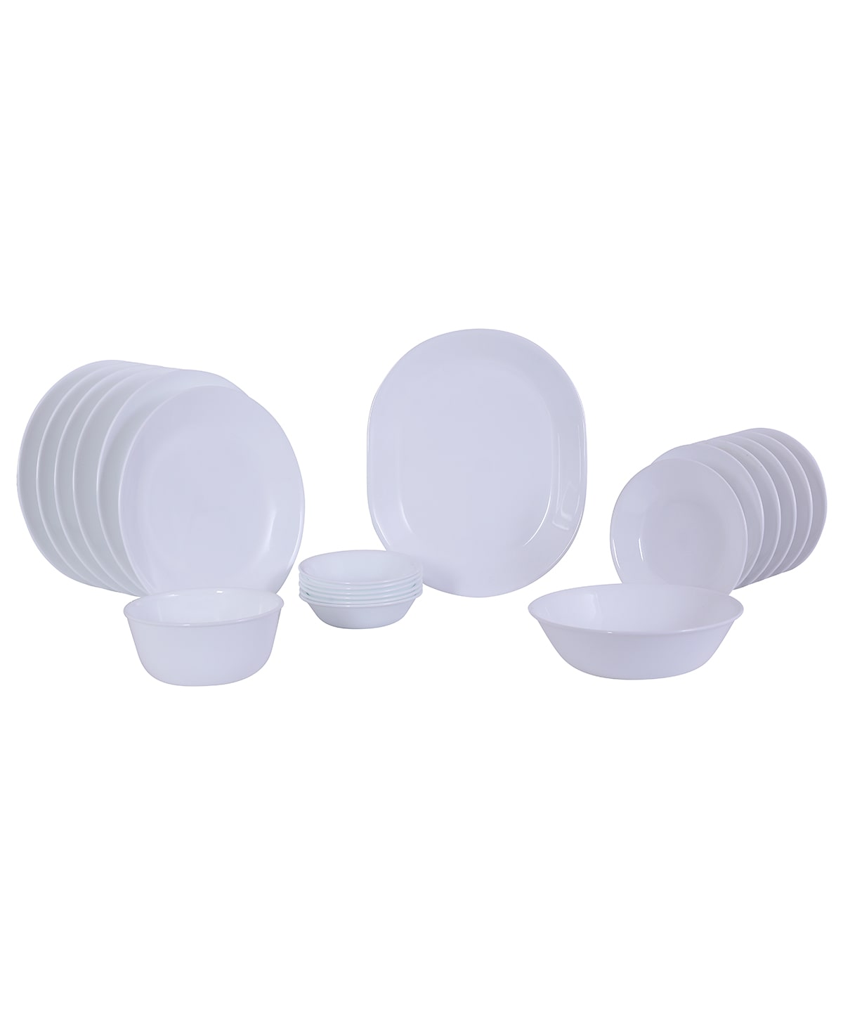 

Corelle Winter Frost White 21 pcs Dinner Set