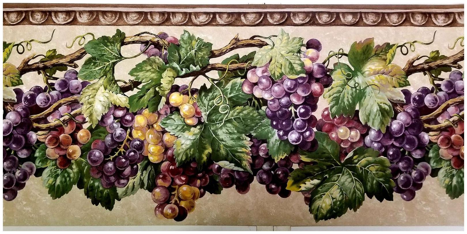 

Cornerstone grape vine Border - EG022202B