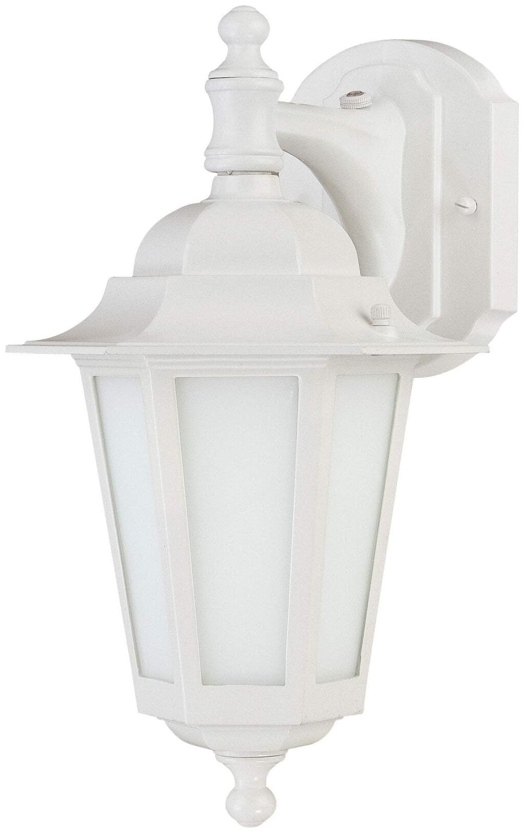

Cornerstone White with Satin White Glass 1-light Wall White