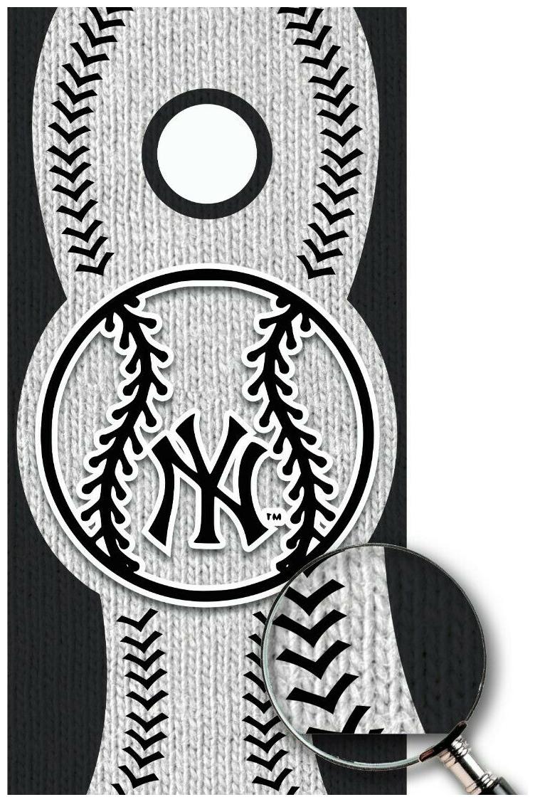 

New York Yankees Cornhole Boards Decal MLB Sticker Wrap Custom Vinyl M2236