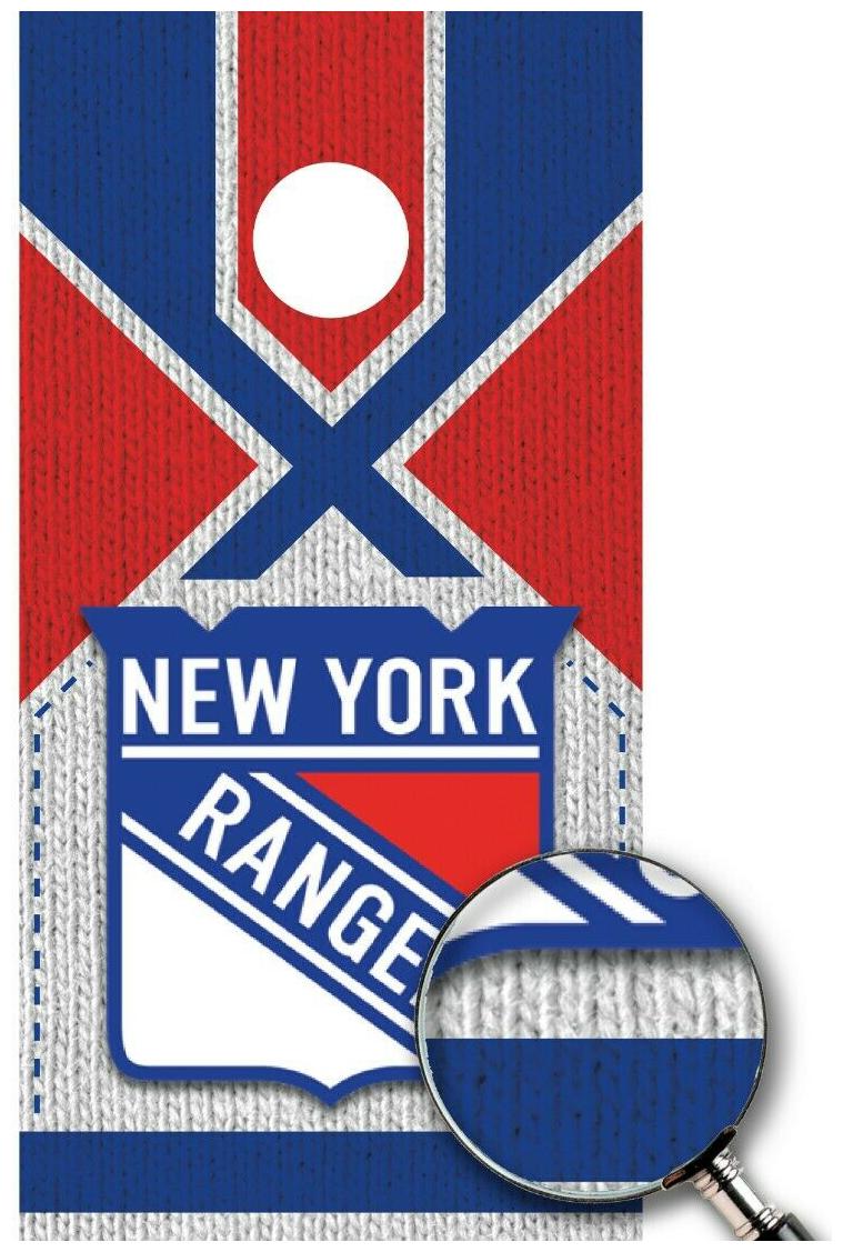 

New York Rangers Cornhole Boards Decal NHL Sticker Wrap Custom Vinyl M2202