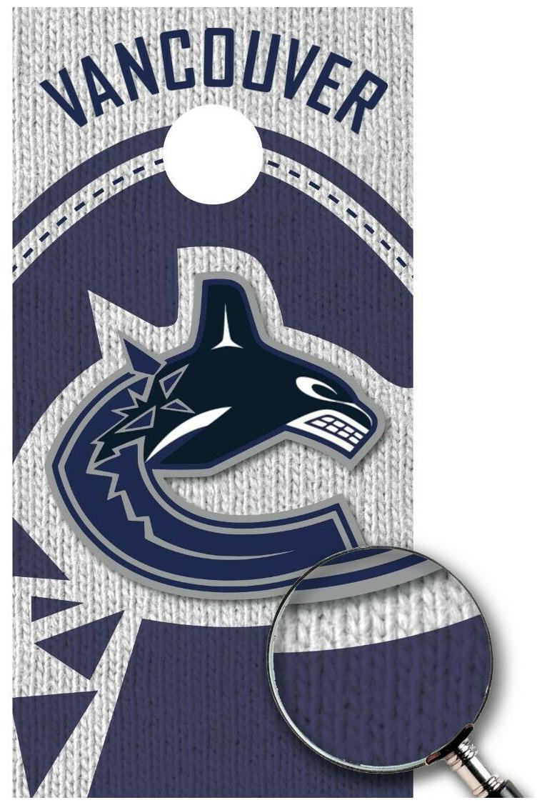 

Vancouver Canucks Cornhole Boards Decal MLB Sticker Wrap Custom Vinyl M2228