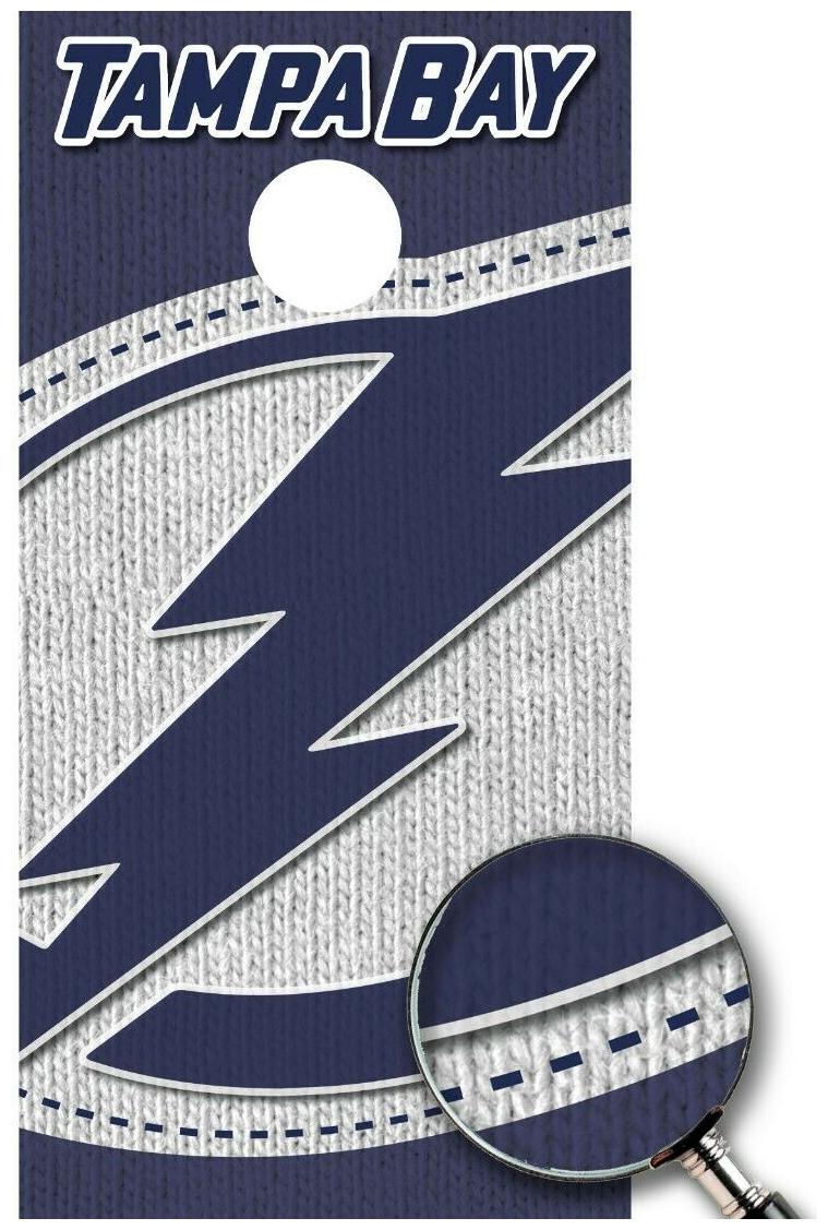 

Tampa Bay Lightning Cornhole Boards Decal NHL Sticker Wrap Custom Vinyl M2212