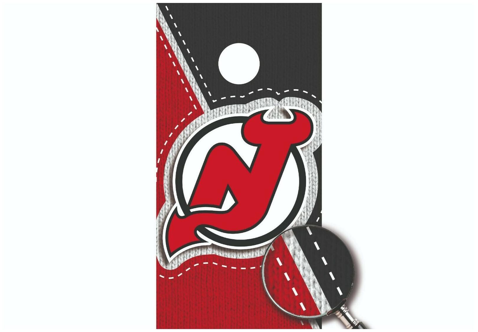 

New York Devils Cornhole Wrap Decal Sticker Smooth Surface Texture Single M2200