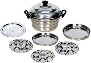 Buy Corporate Overseas Stainless Steel Idli Maker Silver Online At Low Prices In India Paytmmall Com