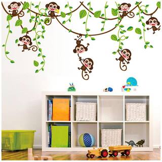 Cortina Monkey Theme Wall Stickers