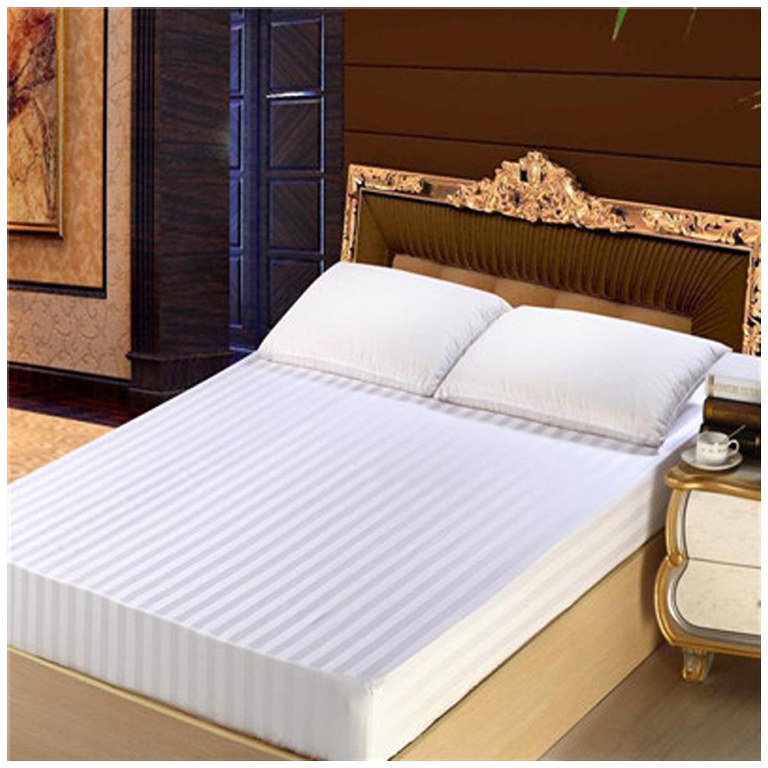 

Cotton Satin Fitted Sheet -Double