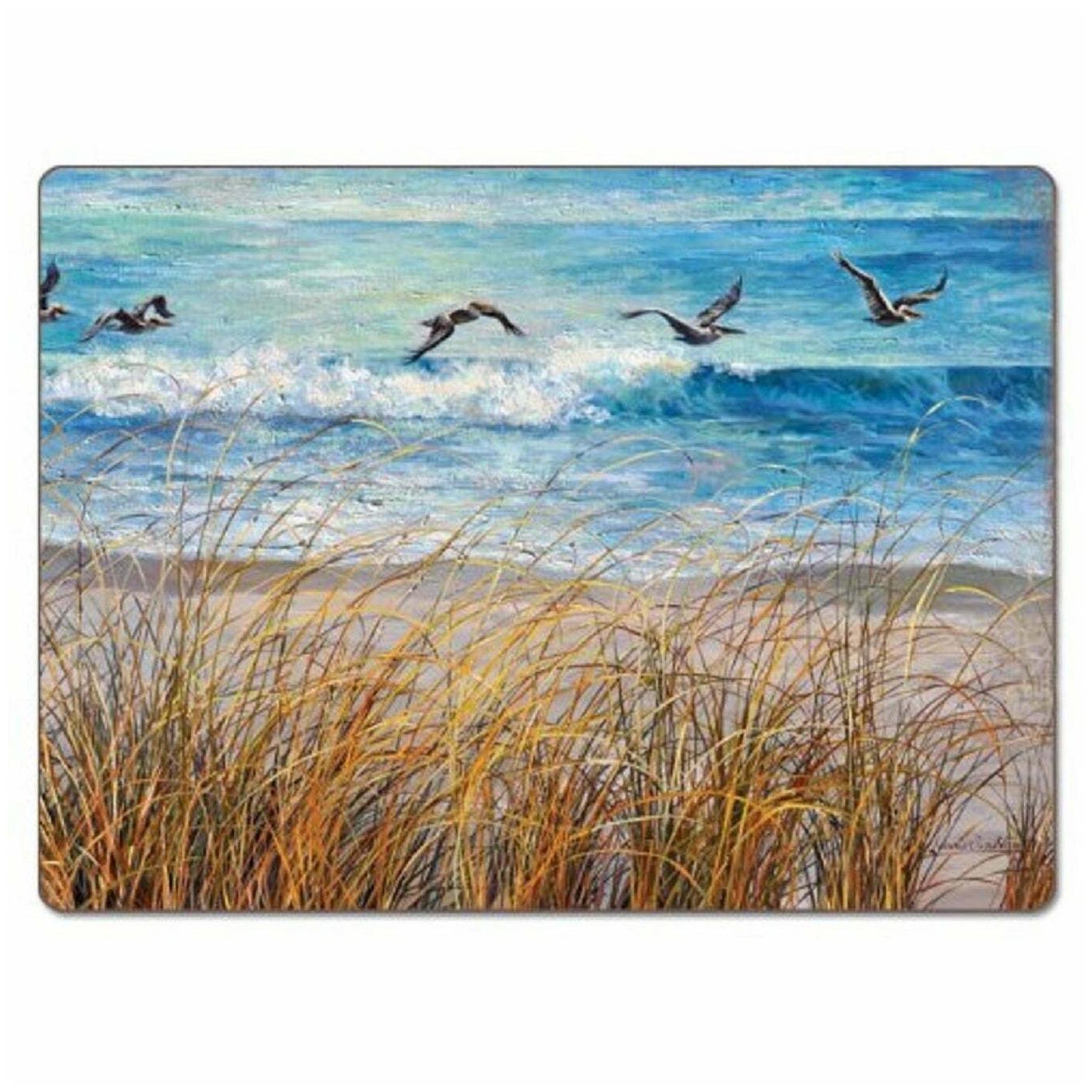 

CounterArt Beach Watch Hardboard Placemat Set of 2 Multi