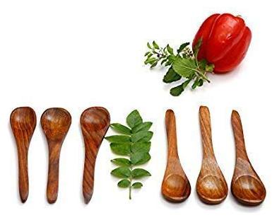 

CraftShoppee 6 pcs Wooden Spoon Set Small